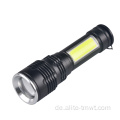 Wasserwässerfeste zoomable magnetische LED -Taschenlampe